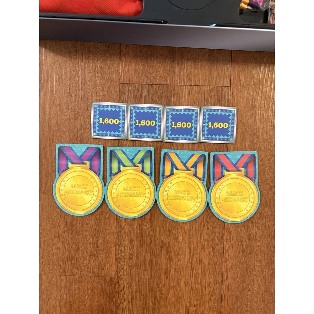 SimplyFun Math Medalist Board Game Multiplication Addition Educational STEM
